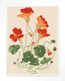 Urban Cotton Wandkleden|Wandkleed La Cherry in maat en frame naar keuze