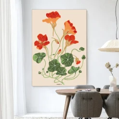 Urban Cotton Wandkleden|Wandkleed La Cherry in maat en frame naar keuze