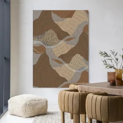 Urban Cotton Wandkleden|Wandkleed La Ondas 1 in maat en frame naar keuze