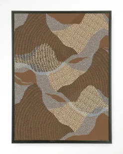 Urban Cotton Wandkleden|Wandkleed La Ondas 1 in maat en frame naar keuze