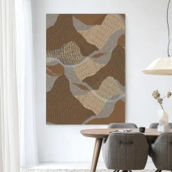 Urban Cotton Wandkleden|Wandkleed La Ondas 1 in maat en frame naar keuze