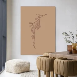 Urban Cotton Wandkleden|Wandkleed Lau Lau in maat en frame naar keuze