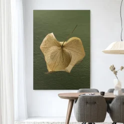 Urban Cotton Wandkleden|Wandkleed Leaf Me: In The Green in maat en frame naar keuze