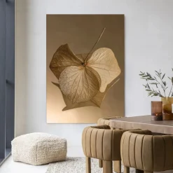 Urban Cotton Wandkleden|Wandkleed Leaf Me: Sheltered in maat en frame naar keuze