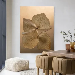 Urban Cotton Wandkleden|Wandkleed Leaf Me: Unfolded in maat en frame naar keuze