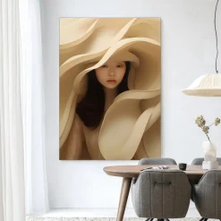 Urban Cotton Wandkleden|Wandkleed Light Flow in maat en frame naar keuze