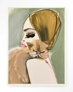 Urban Cotton Wandkleden|Wandkleed Lily Rose Depp X Pumpkin in maat en frame naar keuze