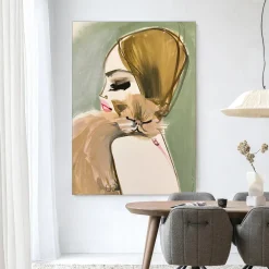 Urban Cotton Wandkleden|Wandkleed Lily Rose Depp X Pumpkin in maat en frame naar keuze