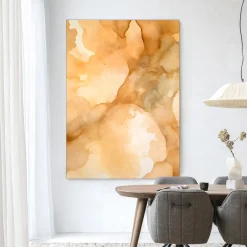 Urban Cotton Wandkleden|Wandkleed Liquid Cinnamon in maat en frame naar keuze