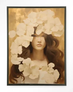 Urban Cotton Wandkleden|Wandkleed Lola in maat en frame naar keuze