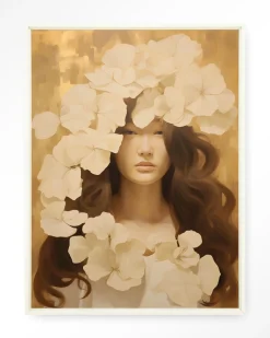 Urban Cotton Wandkleden|Wandkleed Lola in maat en frame naar keuze