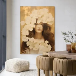 Urban Cotton Wandkleden|Wandkleed Lola in maat en frame naar keuze