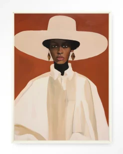 Urban Cotton Wandkleden|Wandkleed Louise in maat en frame naar keuze