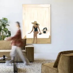 Urban Cotton Wandkleden|Wandkleed Luxuriate Regardless in maat en frame naar keuze