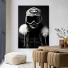 Urban Cotton Wandkleden|Wandkleed Luxury Snow Girl in maat en frame naar keuze