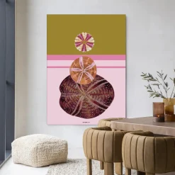 Urban Cotton Wandkleden|Wandkleed Marinus 3 in maat en frame naar keuze