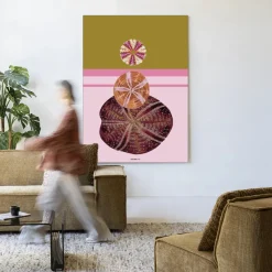 Urban Cotton Wandkleden|Wandkleed Marinus 3 in maat en frame naar keuze