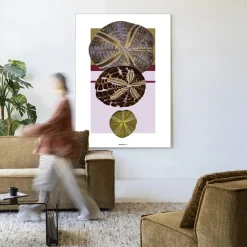 Urban Cotton Wandkleden|Wandkleed Marinus 1 in maat en frame naar keuze