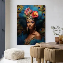 Urban Cotton Wandkleden|Wandkleed Maua in maat en frame naar keuze