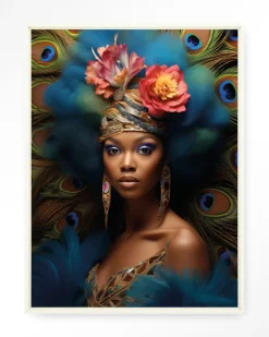 Urban Cotton Wandkleden|Wandkleed Maua in maat en frame naar keuze