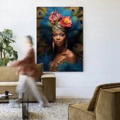 Urban Cotton Wandkleden|Wandkleed Maua in maat en frame naar keuze