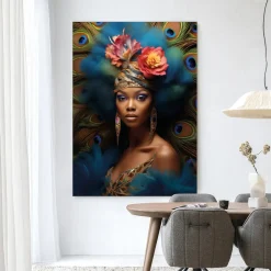 Urban Cotton Wandkleden|Wandkleed Maua in maat en frame naar keuze