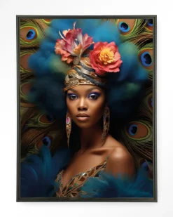 Urban Cotton Wandkleden|Wandkleed Maua in maat en frame naar keuze