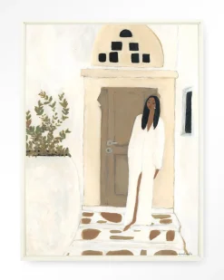 Urban Cotton Wandkleden|Wandkleed Mediterranean Dream in maat en frame naar keuze