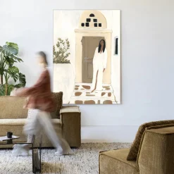 Urban Cotton Wandkleden|Wandkleed Mediterranean Dream in maat en frame naar keuze