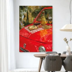 Urban Cotton Wandkleden|Wandkleed Meranda in maat en frame naar keuze