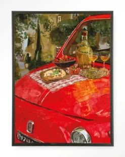 Urban Cotton Wandkleden|Wandkleed Meranda in maat en frame naar keuze