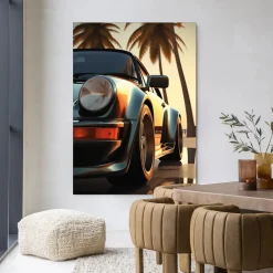 Urban Cotton Wandkleden|Wandkleed Miami Style in maat en frame naar keuze