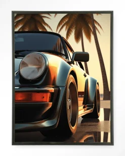 Urban Cotton Wandkleden|Wandkleed Miami Style in maat en frame naar keuze