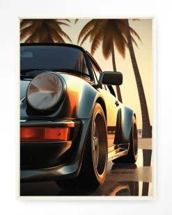 Urban Cotton Wandkleden|Wandkleed Miami Style in maat en frame naar keuze