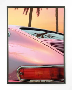 Urban Cotton Wandkleden|Wandkleed Miami Vice in maat en frame naar keuze