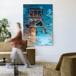 Urban Cotton Wandkleden|Wandkleed Mirror Me in maat en frame naar keuze