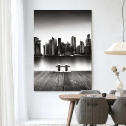 Urban Cotton Wandkleden|Wandkleed Momentarily Silent in maat en frame naar keuze