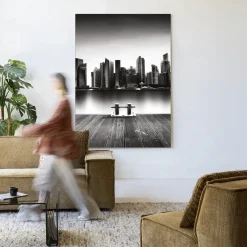 Urban Cotton Wandkleden|Wandkleed Momentarily Silent in maat en frame naar keuze