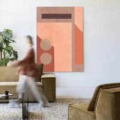 Urban Cotton Wandkleden|Wandkleed Monolithic in maat en frame naar keuze