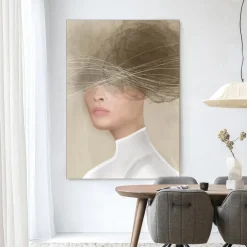 Urban Cotton Wandkleden|Wandkleed Mood Cloud in maat en frame naar keuze