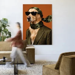 Urban Cotton Wandkleden|Wandkleed Murph in maat en frame naar keuze