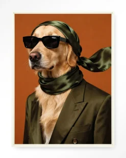 Urban Cotton Wandkleden|Wandkleed Murph in maat en frame naar keuze