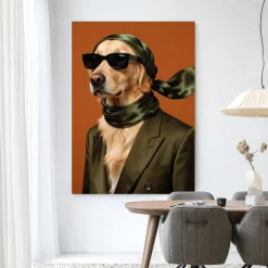 Urban Cotton Wandkleden|Wandkleed Murph in maat en frame naar keuze