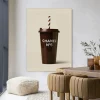 Urban Cotton Wandkleden|Wandkleed My Milkshake Brings in maat en frame naar keuze