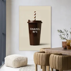 Urban Cotton Wandkleden|Wandkleed My Milkshake Brings in maat en frame naar keuze