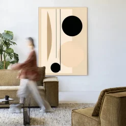 Urban Cotton Wandkleden|Wandkleed Nagoya in maat en frame naar keuze