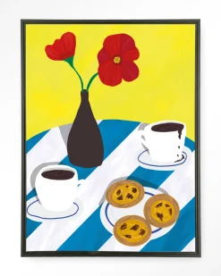 Urban Cotton Wandkleden|Wandkleed Nata Afternoon in maat en frame naar keuze