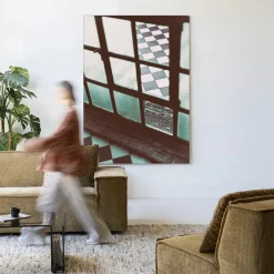 Urban Cotton Wandkleden|Wandkleed No Squaring @ My Door in maat en frame naar keuze