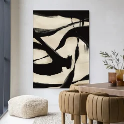 Urban Cotton Wandkleden|Wandkleed Nocturne Fortex in maat en frame naar keuze