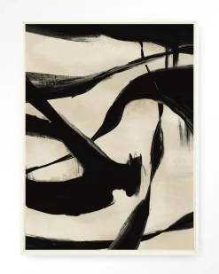 Urban Cotton Wandkleden|Wandkleed Nocturne Fortex in maat en frame naar keuze